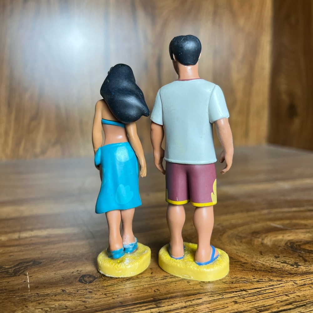 Lilo & Stitch Nani and Boyfriend Toy Mini Figurines - Picture 3 of 13